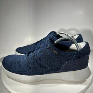 Kizik Mens Size 11 M Madrid Eco Knit Sneakers Shoes Blue Hands Free - LIGHT USE